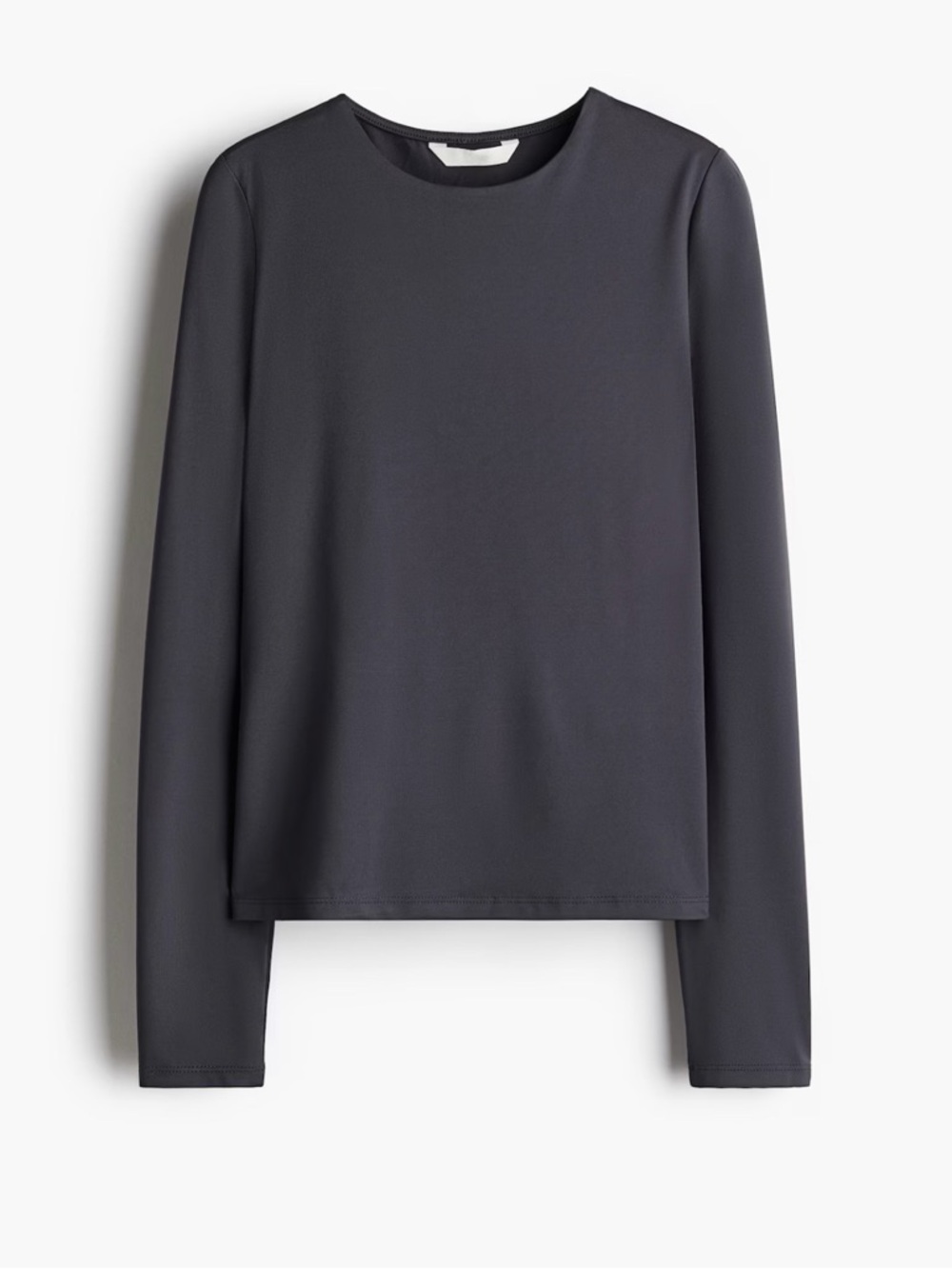 H&M Long Sleeve Jersey Tops - Black, Brown, Cream - Picture 11 of 14
